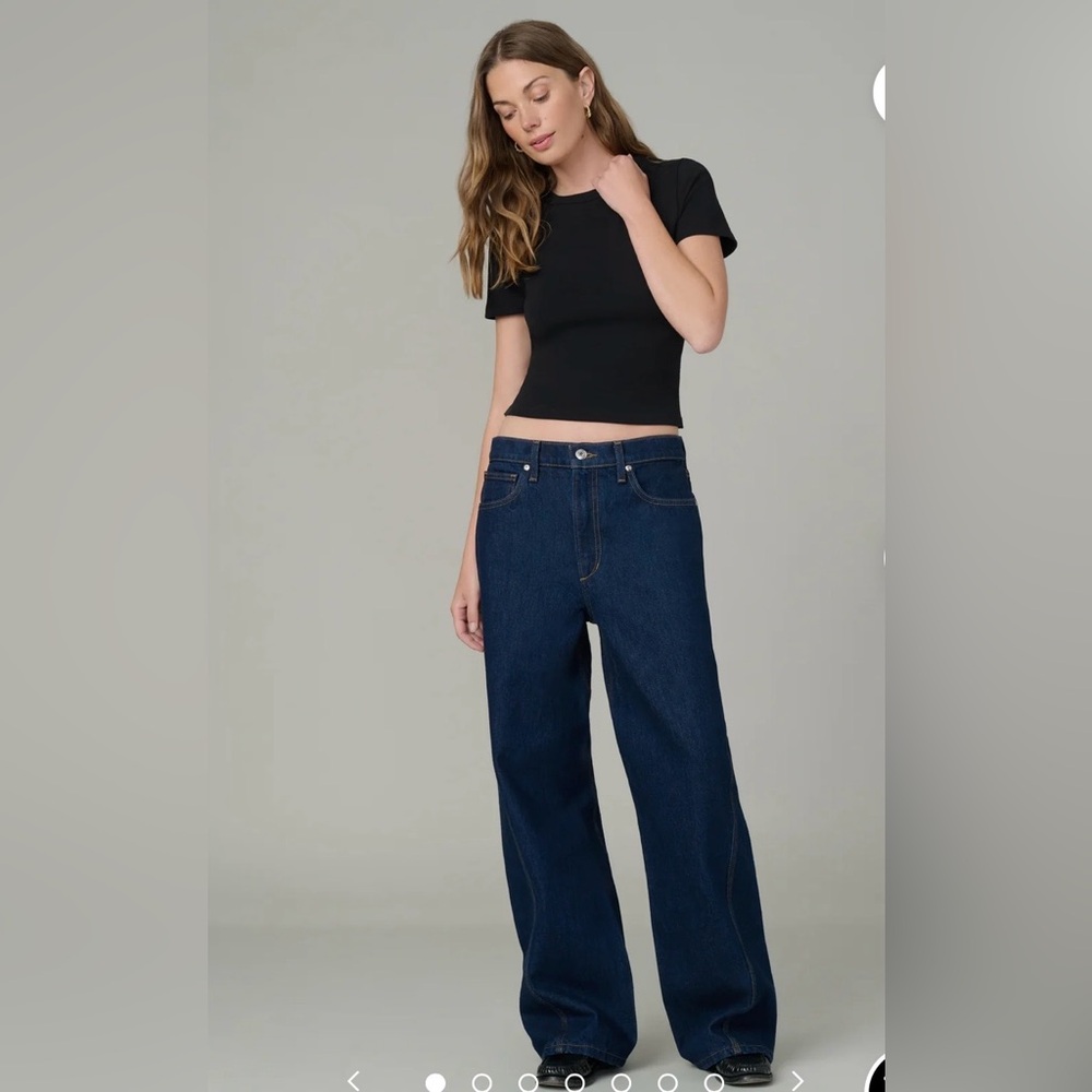 Joe's The Ryan Spectacular Indigo Wide-Leg High-Rise Jeans Size 24 NWOT